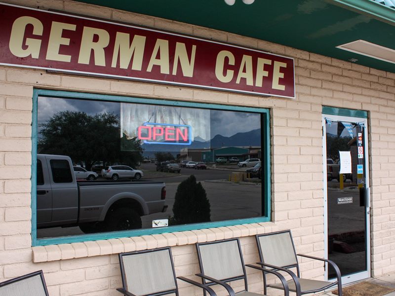 The German Cafe exterior
